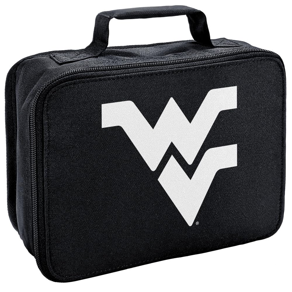 Campus Lab West Virginia University Primary Logo Insulated Soft Sided Lunch Box - Reusable Lunch Bag For School Office Work, BPA Free