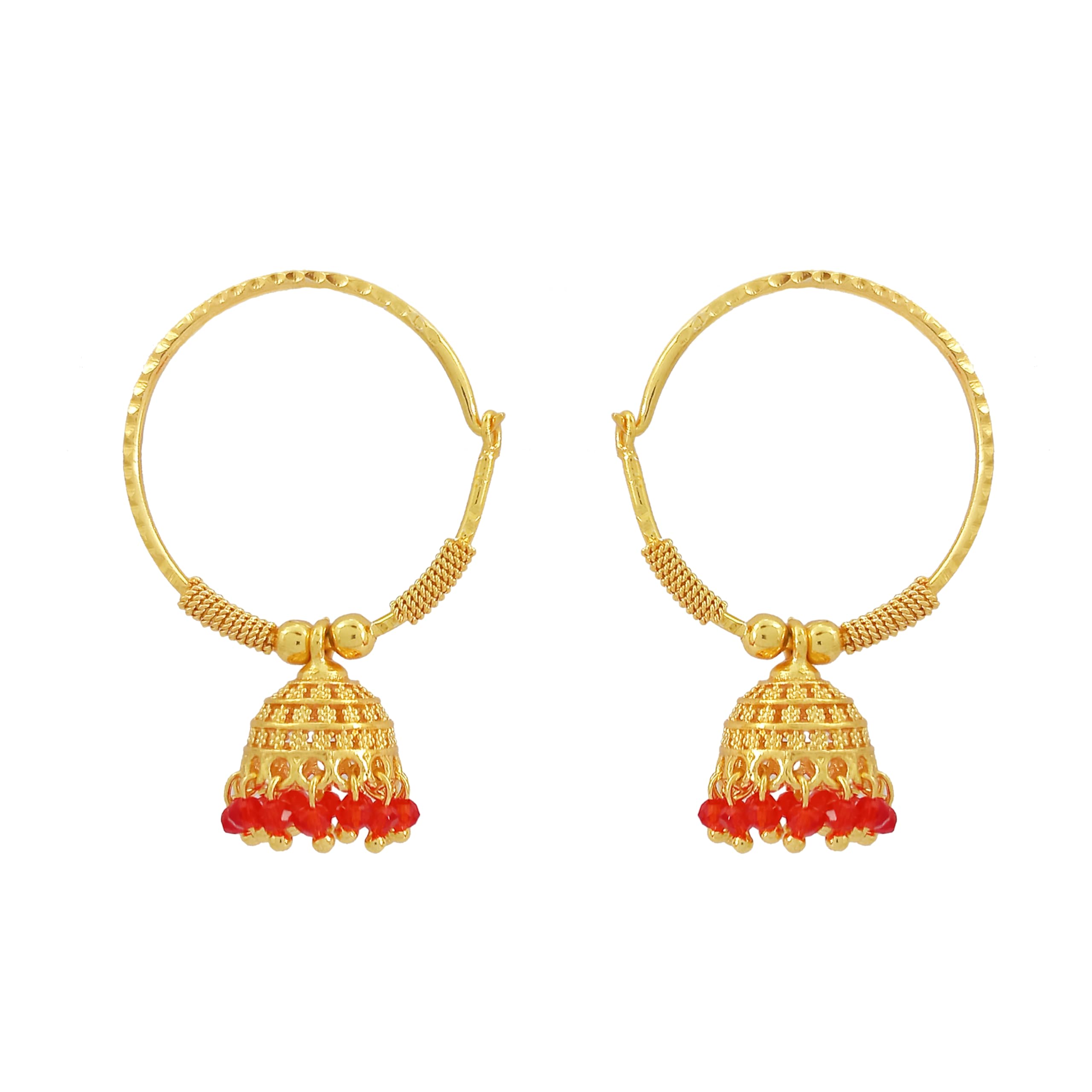 Sanvis 1 Gram Gold Plated Jhumka, Beautiful, and Attractive Fancy Gold Plated Golden Earrings for Women and Girls (GP-EAR-JH-013) (B0CNKGMTWK) Amazon Price History, Amazon Price Tracker