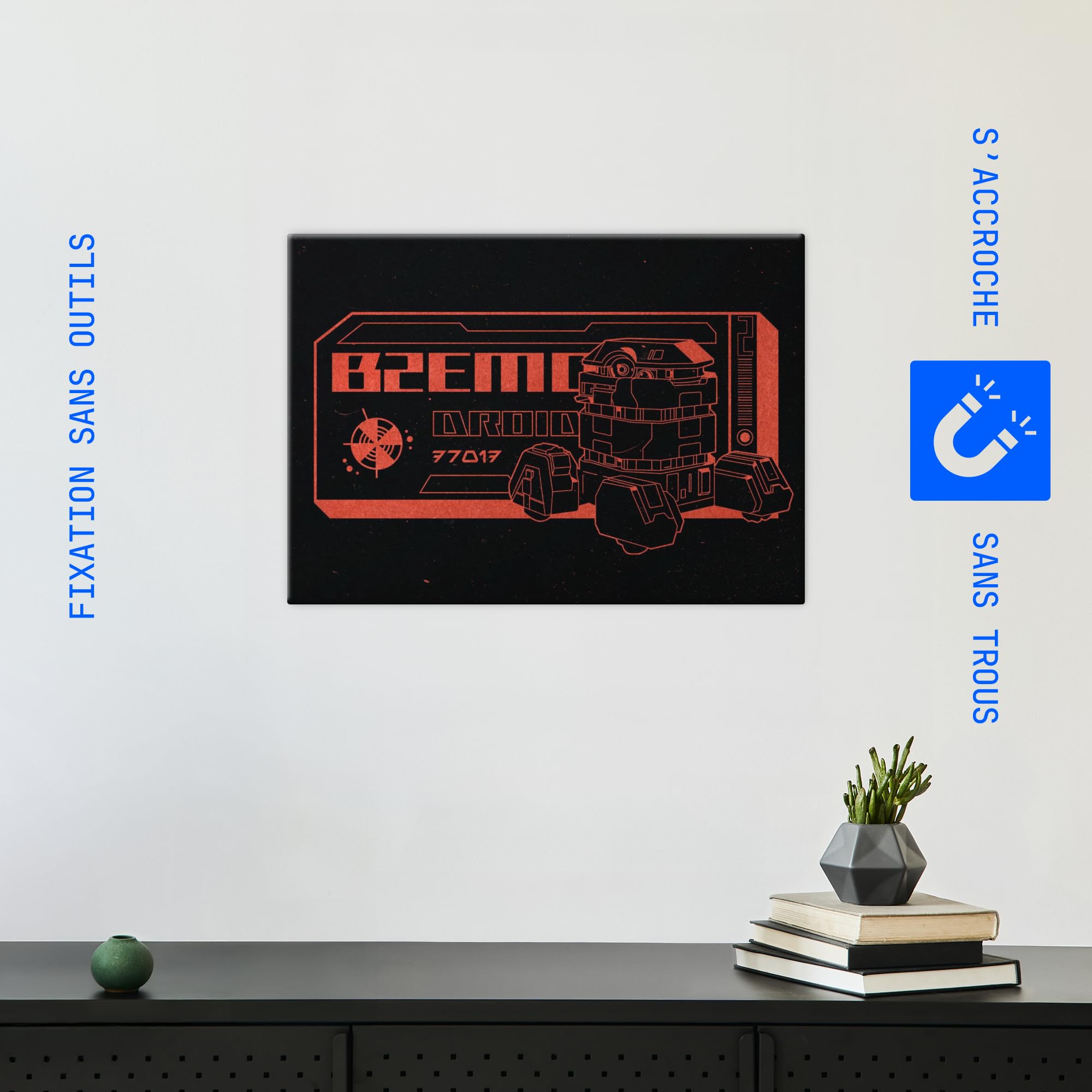 Displate Star Wars Poster da Parete Moderni B2EMO Decorazione da parete Poster decorativi per camera da letto Supporto magnetico 45 x 32 cm