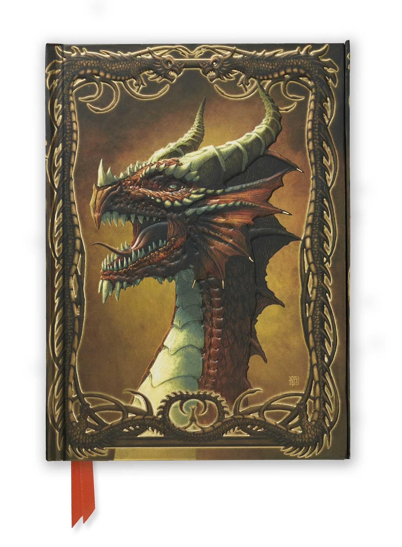 Premium Notizbuch DIN A5: Kerem Beyit, Roter Drache: Unser hochwertiges, liniertes Blankbook mit festem, künstlerisch geprägtem Einband und ... DIN A 5 mit Magnetverschluss, Band 10)