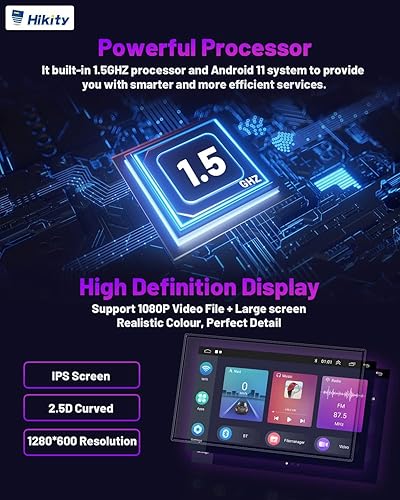 Miniatura 5 de Para Toyota Camry 2012-2014 Radio de coche Android 11 pantalla táctil estéreo de coche con Apple Carplay Android Auto reproductor multimedia de