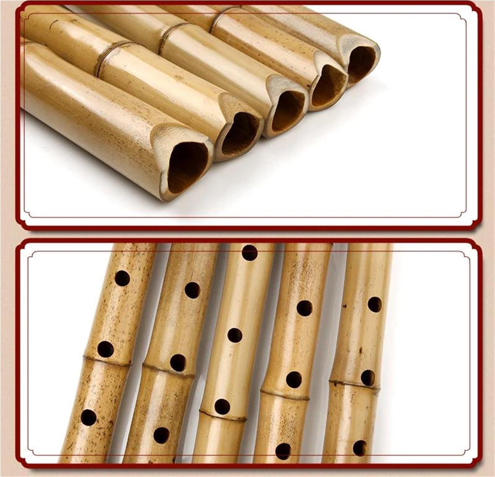 Flûte verticale en bambou à 5 trous 1.8 Shakuhachi instrument en bois ton D avec racine non Nanxiao Professionnelle Flûte Bambou