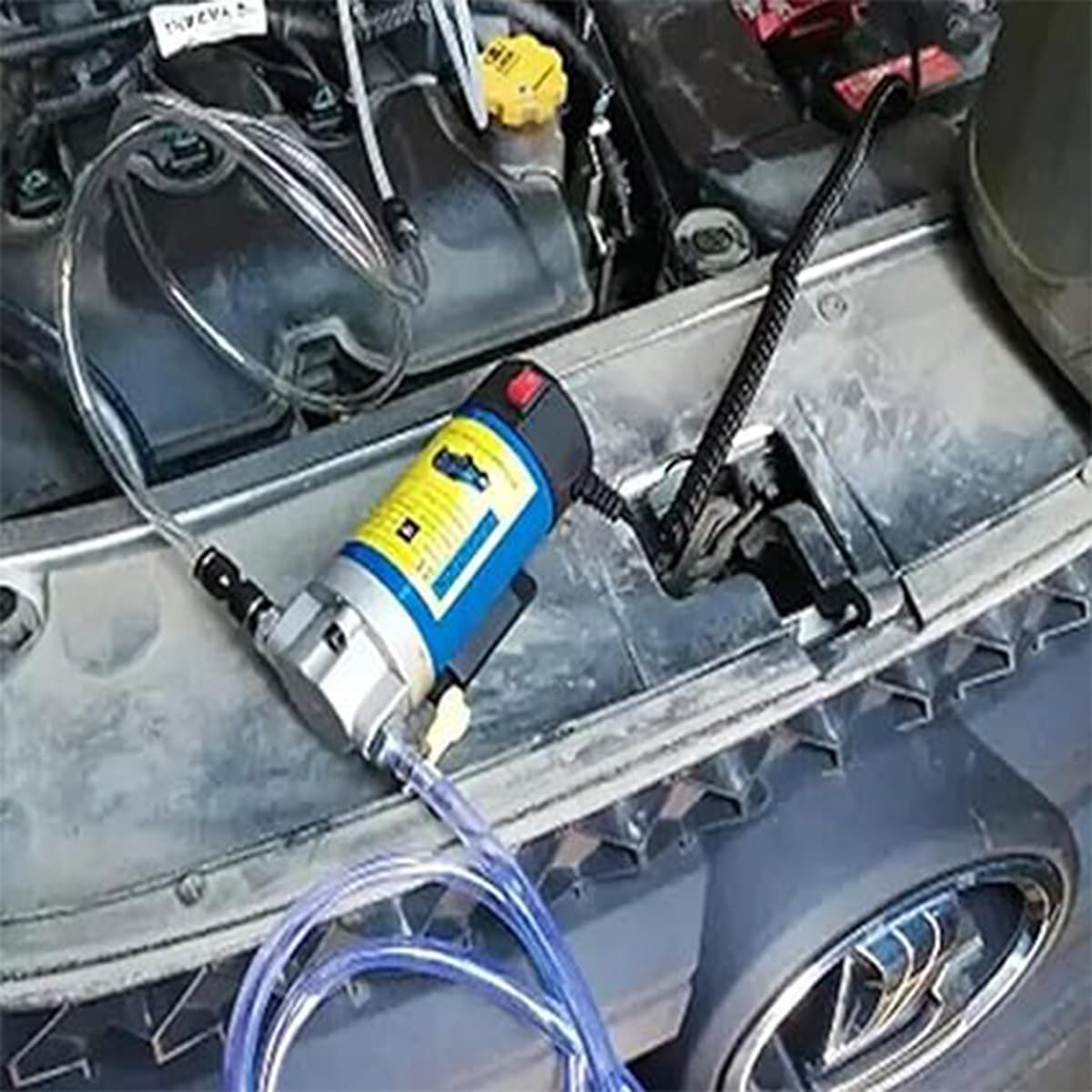 Sarini Pompa oleju przekładniowego 12 V, 100 W, samozasysająca pompa oleju silnikowego, pompa olejowa do motocykli, przyczep kempingowych, statków, pomp transferowych oleju
