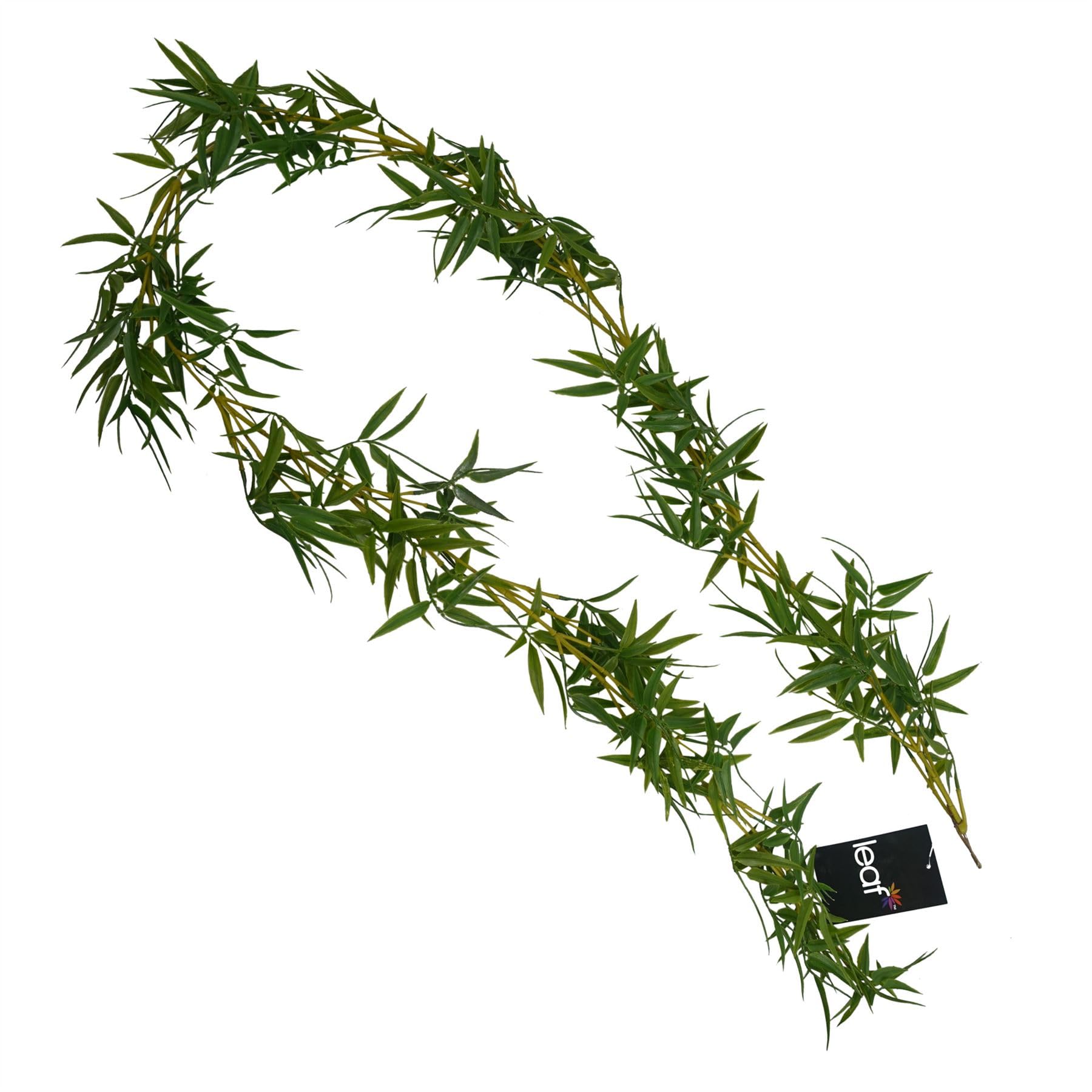 Blue Pirate Leaf Design 180Cm Artificial Bamboo Hanging Garland
