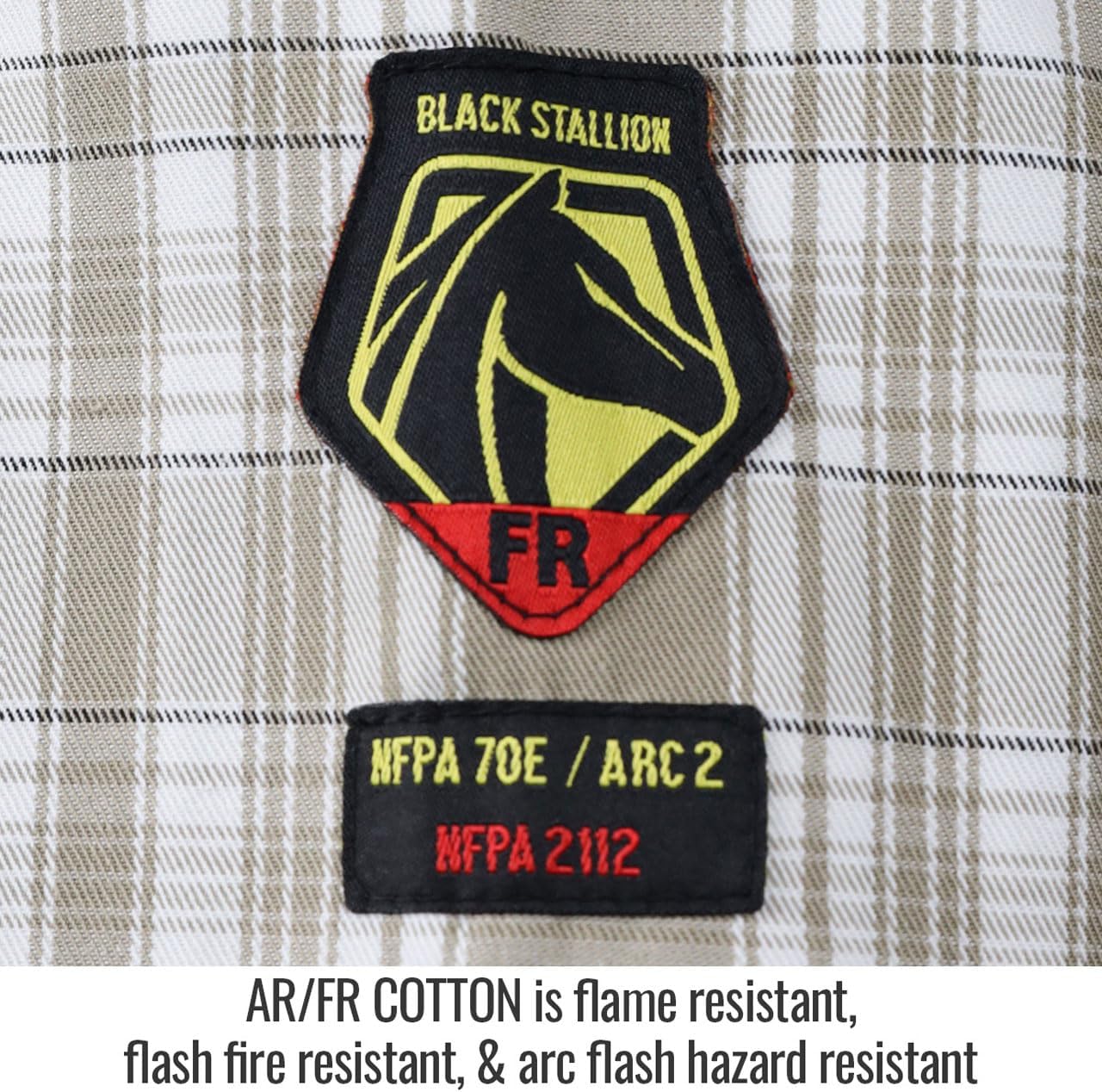 Black Stallion JF500-NV AR/FR Canvas Duck Insulated Bomber Jacket, X-Large