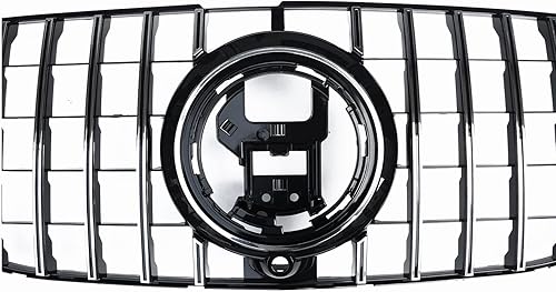 Miniatura 5 de SMANNI for Mercedess Benzs X167 GLS-Class 2020 2021 Front Grille GT R Style Silver Replacement Upper Bumper Hood Mesh Car Body Kit Grill