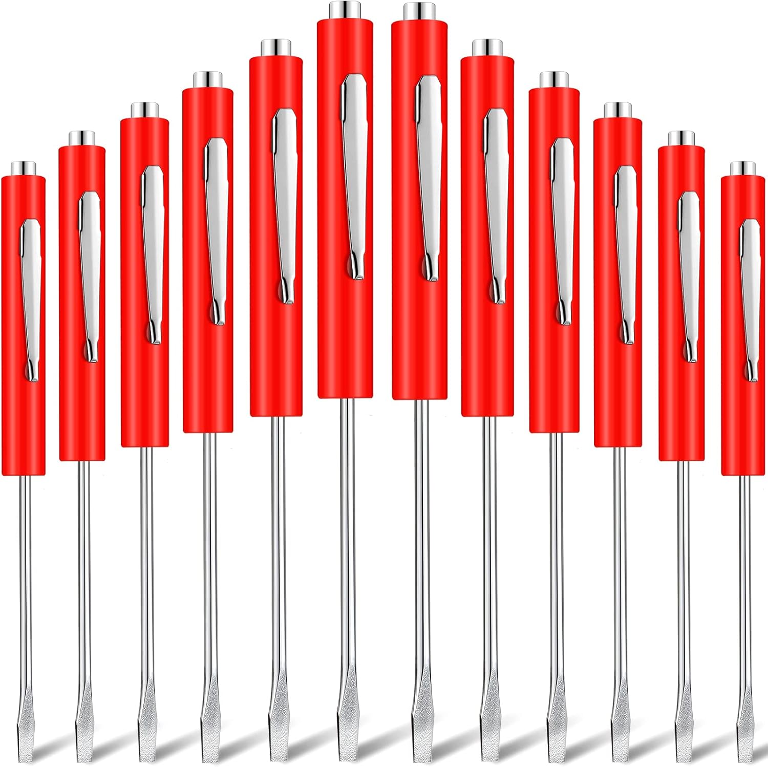 Shimeyao 20 Pcs Pocket Screwdriver Bulk Mini Clips Pocket Screwdriver