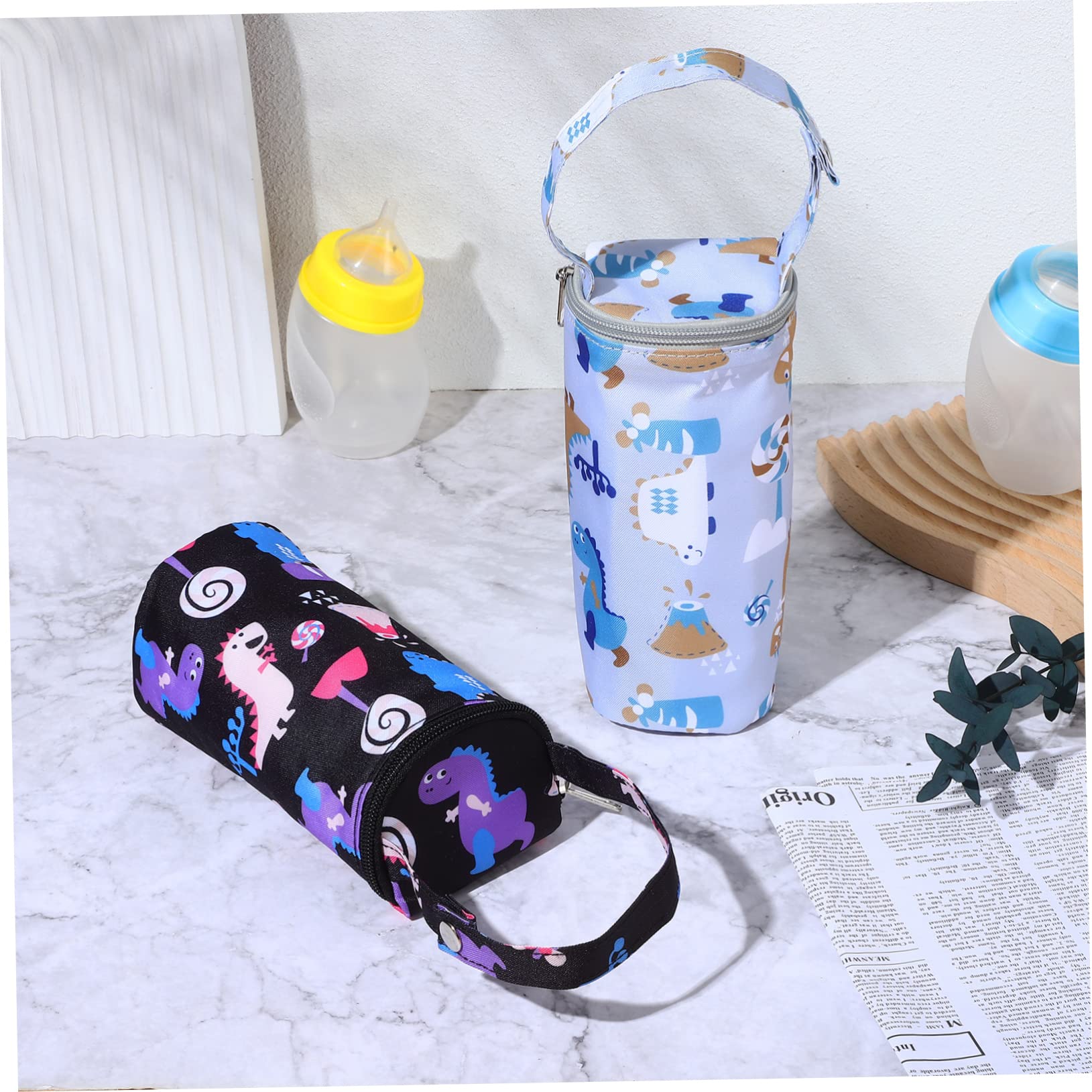 ORFOFE 6pièces pour Bouteilles De Lait avec Motifs Cartoon De Transport Thermique pour Poussette