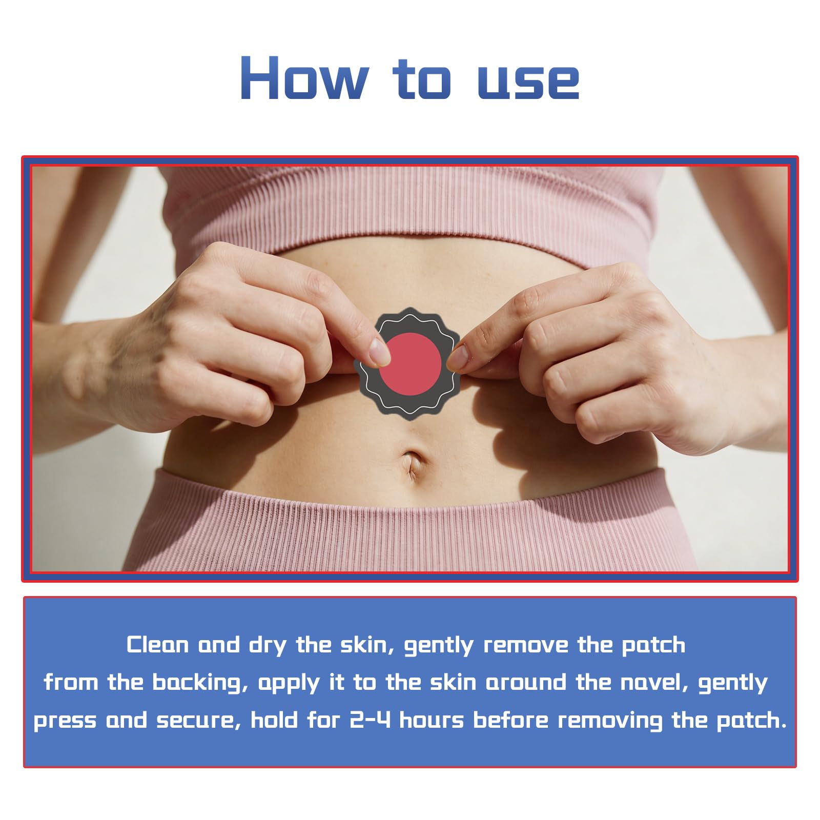 90 Stück Abnehmpflaster, Kosmetisches Körperpflege Patch, Hautfreundliches Pflegepflaster komfortabel zur äußeren Anwendung Vorteilspack mit 90 Pflastern für Alle Körpertypen - 3