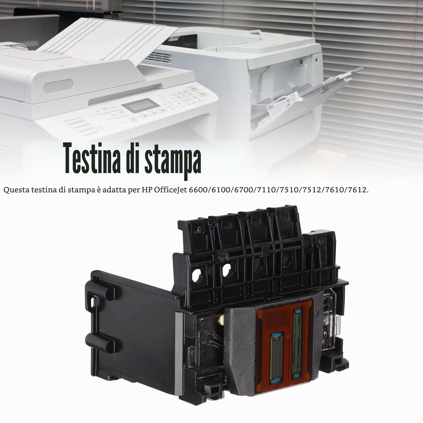 MTGUIWF - Testina Di Stampa Compatibile Con HP 932 / 933 Per Officejet Pro 7110, 6100, 6600, 6700, 7612, 7510 | Ricondizionata E Testata - 2