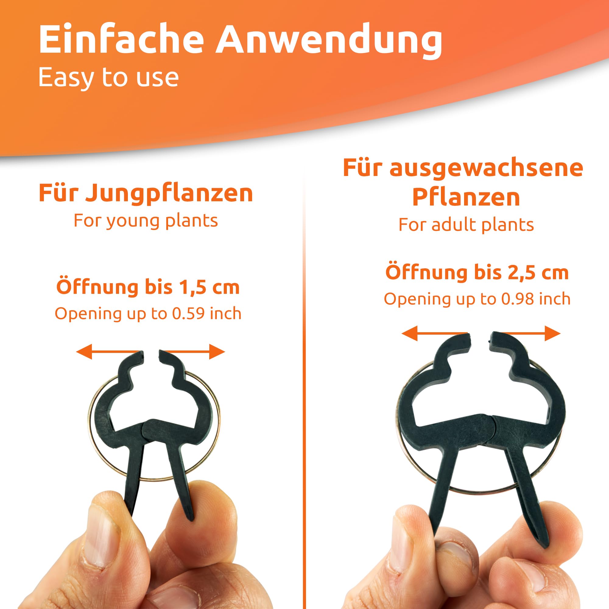 60 Pièces Clips De Support De Jardin, Clips De Plantes, Clip De Support