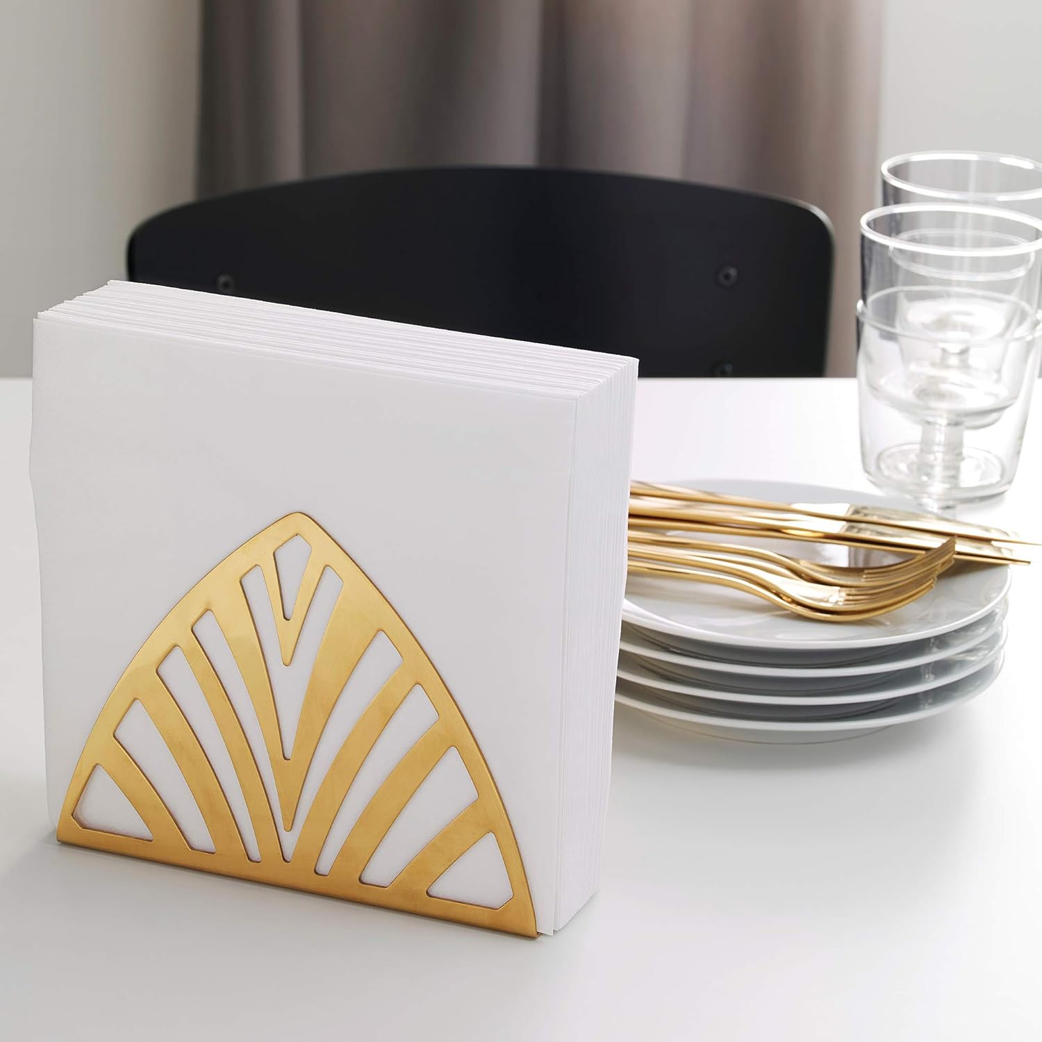TILLSTÄLLNING Napkin Holder, Brass Color