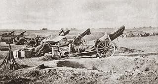 World War I Artillery Namerican Battery Of 155Mm Cannons Near Soissons In July 1918 Photograph Poster Print by (24 x 36)