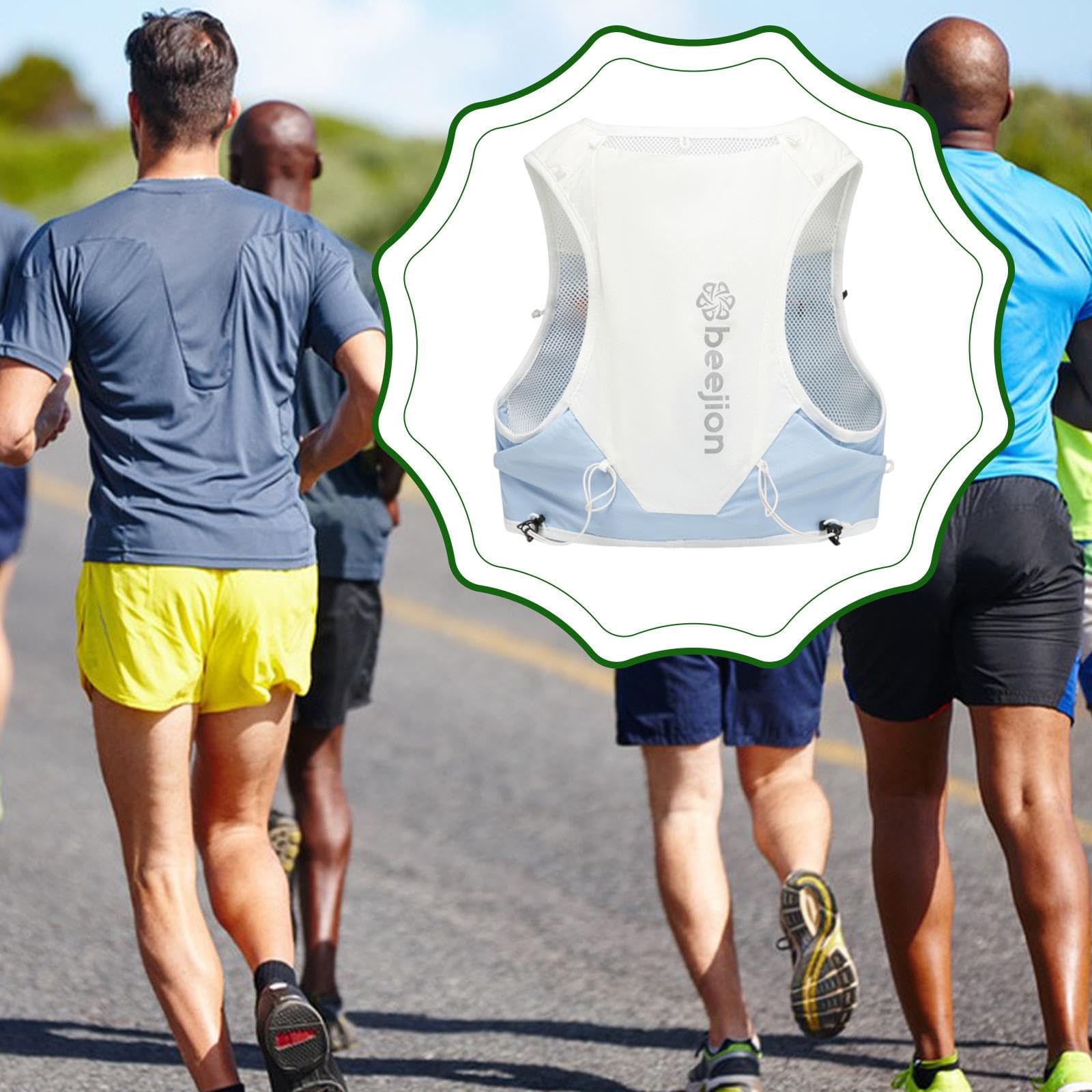 F Fityle Gilet di idratazione, Zaino idrico Traspirante con molteplici Tasche, Zaino da Corsa, Sacca idrica per Alpinismo, Campeggio Running.