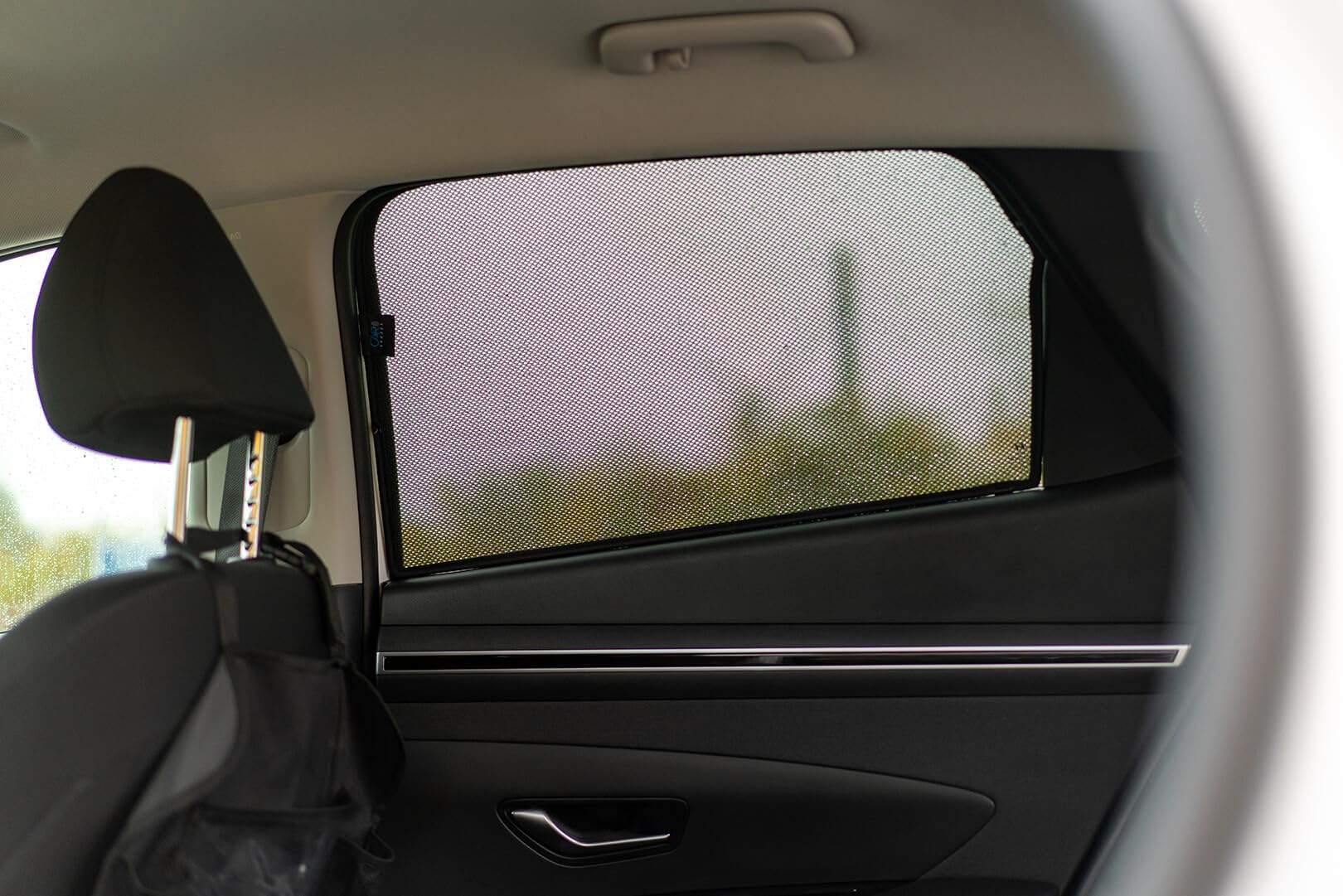 CAR SHADES Set (Porte Laterali Posteriori) Compatibile con Hyundai Tucson (NX4E) 2020- (2-Parti) Tendine Parasole su Misura