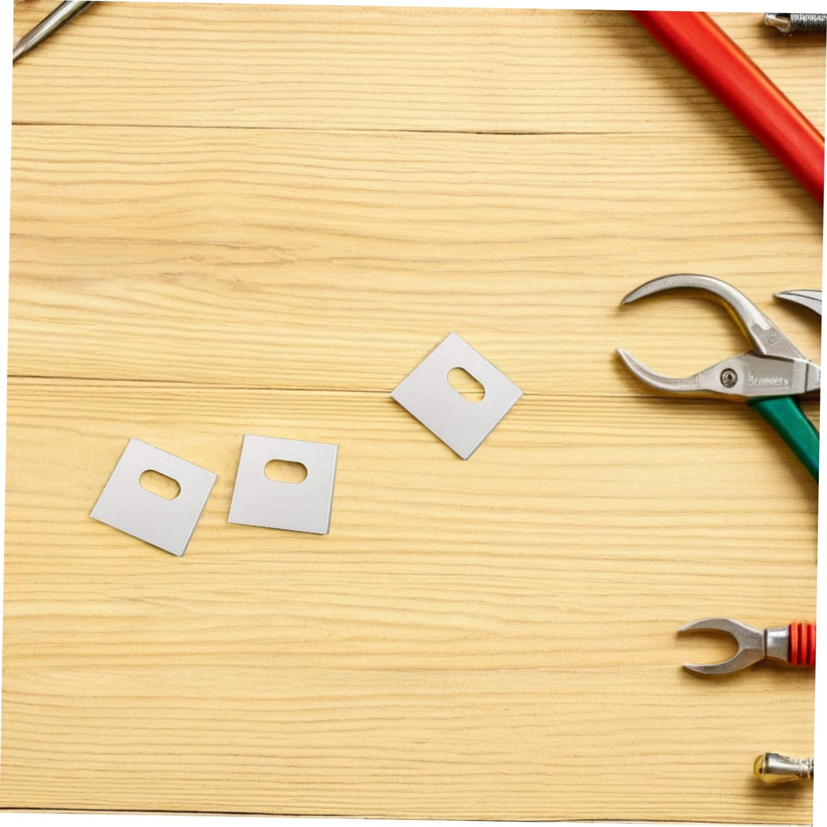 Toyvian 60 Piezas Unidades Pestañas Reparadoras para Persianas Verticales Accesorios Prácticos para Reparación de Lamas Compatibles con Vinilo Tela y Algodón Kit Económico para Cortinas