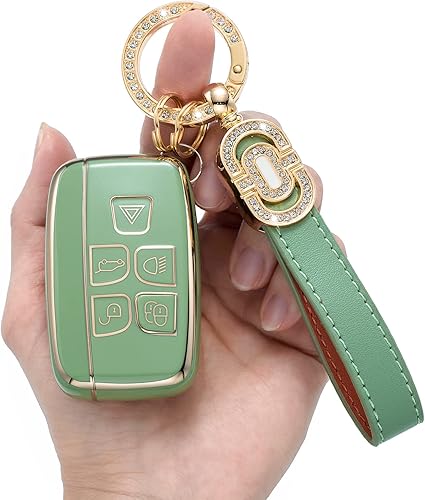 Miniatura 5 de Funda para llavero de TPU adecuada para Range Rover Evoque Velar Sport Discovery Freelander2 LR4 Land Rover Sport y Jaguar XF XJ XE F-PACE F-TYPE