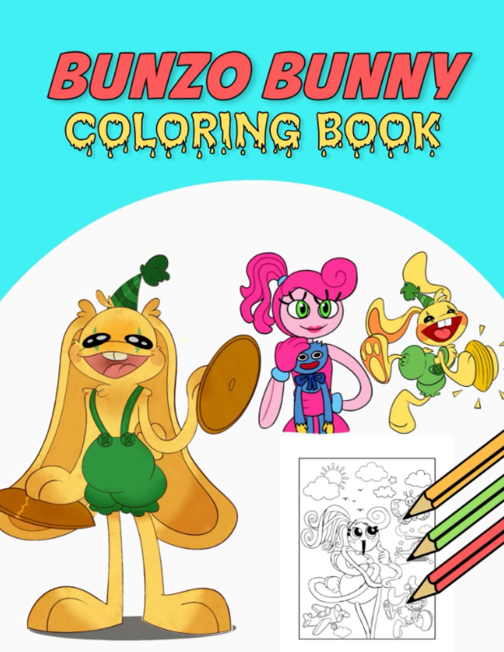 Buy Bunzo Bunny Coloring Book: Bunzo Bunny. 60 Beautiful and Fun Poppy ...