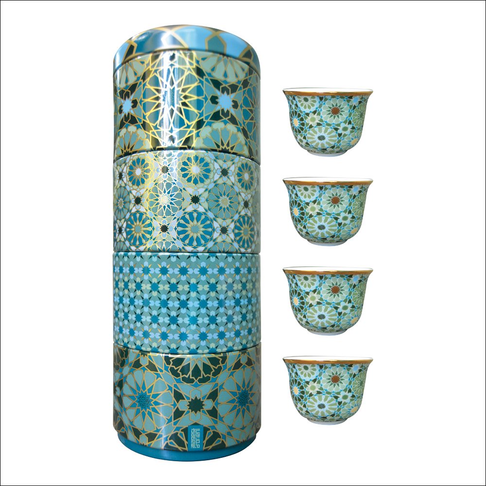 TAZZINA CAFFE' 4 STAGIONI SET 4 PZ DECORI ASSORTITI PORCELL | Brandani TAZZINA CAFFE' 4 STAGIONI SET 4 PZ DECORI ASSORTITI PORCELL | Brandani