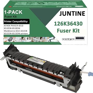 Remanufactured 126K36430 Phaser 6510 Fuser Unit Replacement for Xerox 126K36430 Fuser Kit for Phaser 6510 6510DN 6510DNI, WorkCentre 6515 6515N 6515DN 6515DNI Printers 100,000 Pages, 110V