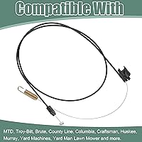 Vista 4 de Cable de velocidad única 946-04728A 746-04728 para cortacésped MTD Troy-Bilt TB200 TB210 TB430 RM410