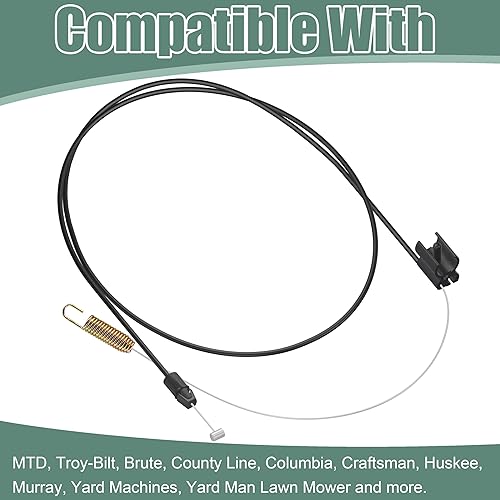 Miniatura 4 de Cable de velocidad única 946-04728A 746-04728 para cortacésped MTD Troy-Bilt TB200 TB210 TB430 RM410