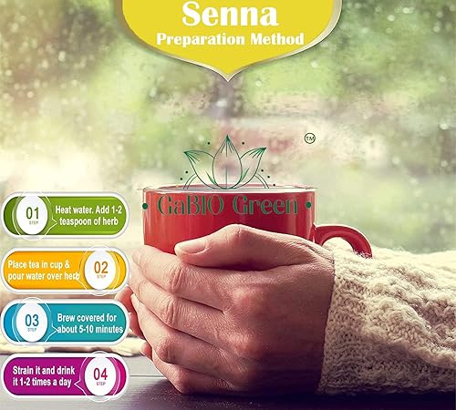 Miniatura 3 de Hojas naturales de senna hojas de hojas sen, hojas secas de hierbas senna, hojas crudas de senna, hierbas cortadas y tamizadas, sin OMG, sin gluten,