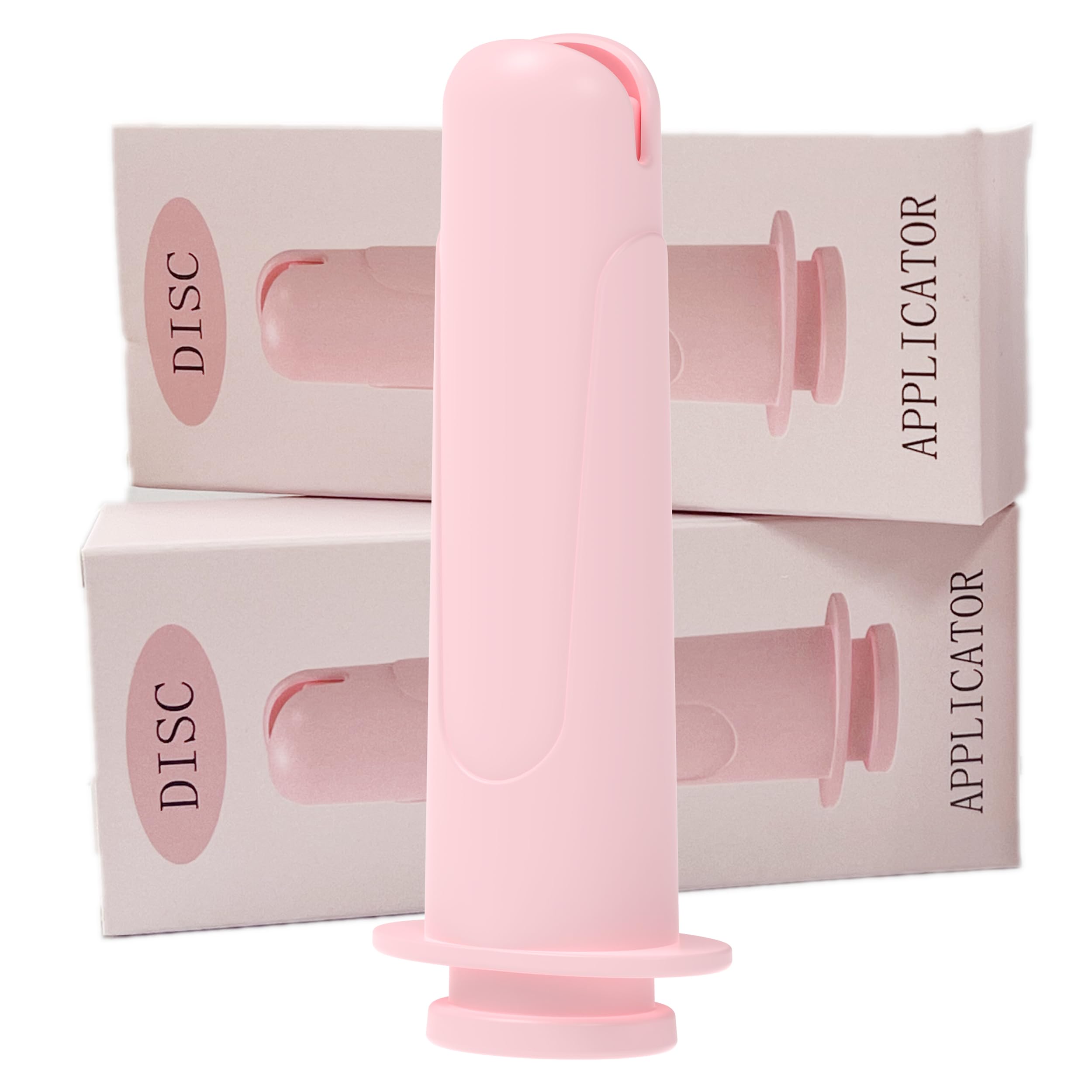 SafeInsert - Aplicador de disco solo para discos menstruales, herramienta de inserción ergonómica, aplicador de disco menstrual reutilizable higiénico para mujeres, aplicación cómoda con mango de