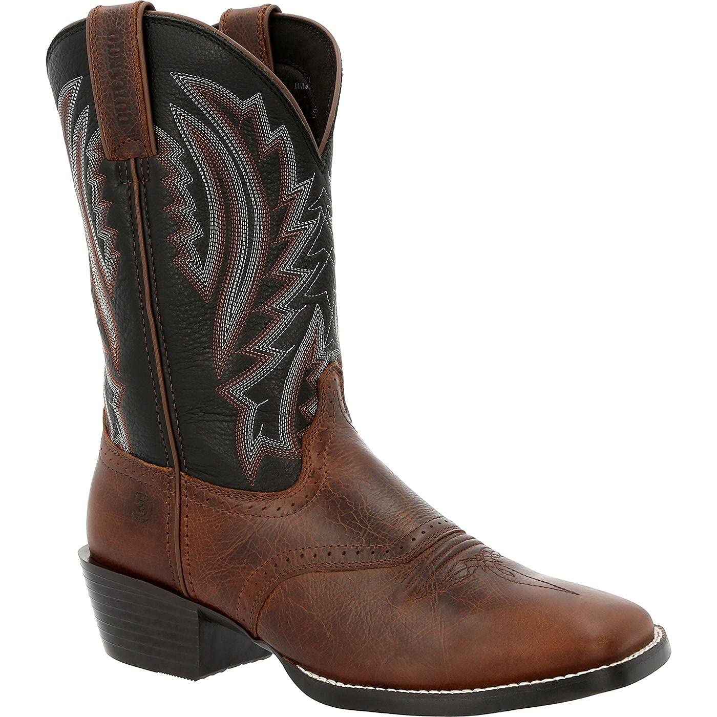 Durango mens Durango® Westward™ Dark Chestnut & Black Onyx Western Boot