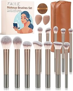 Juego de brochas de maquillaje, 12 piezas de ...