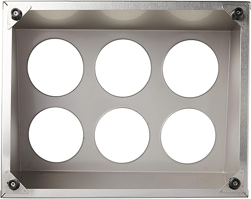 Miniatura 5 de Winco Soporte para cilindros de cubiertos de 6 agujeros, 2 niveles