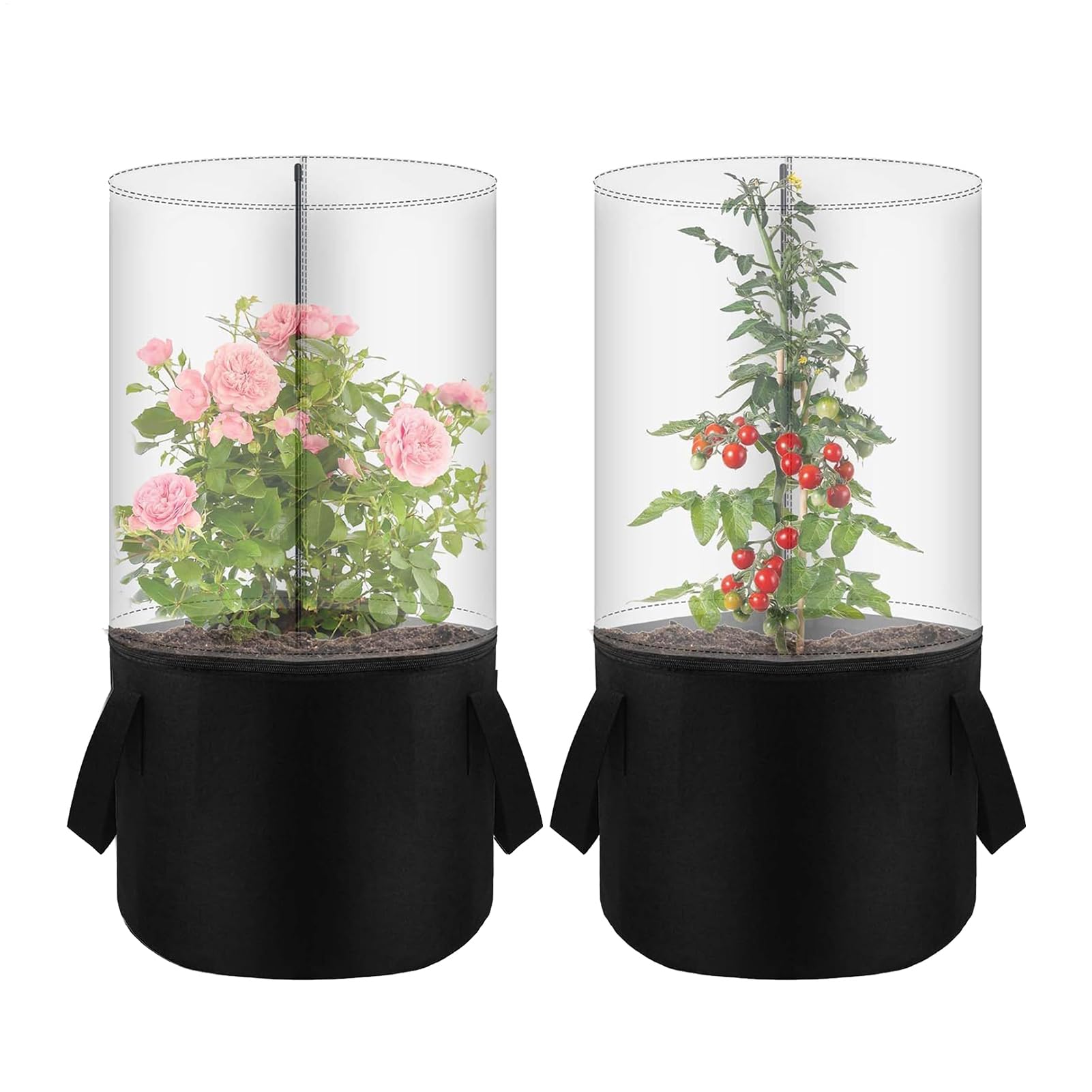 Petite serre anti-gel avec housse de protection contre le froid pour mini pot de fleurs