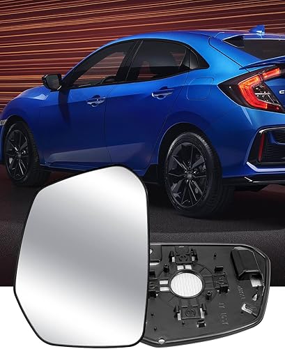 Miniatura 8 de Espejo de pasajero de repuesto lateral derecho con calefacción eléctrica para Honda Civic 2016-2021 Envix 2018-2022 Crider 2019-2022, espejo
