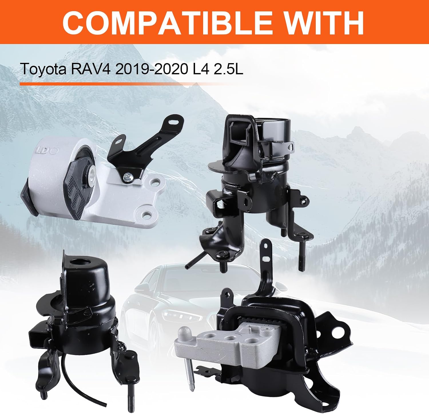 Engine Motor Mount Set & Trans Mount ,Replaces A42098 A42102 A42101 A42115