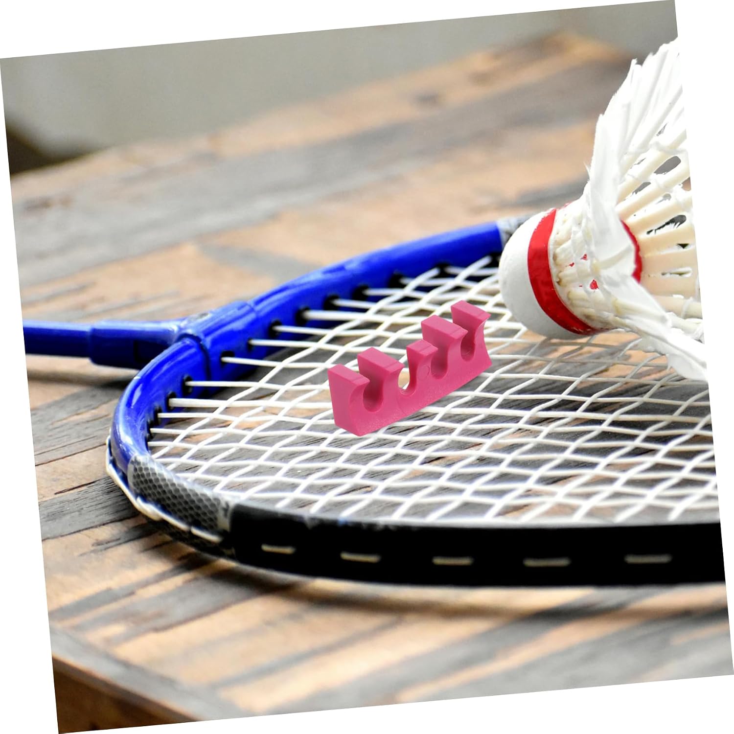 Badminton Racket Load Spreader Tool 2 Pcs Stringing Machine Adapter High Tension Protector for Training Embedded Racket Stringing Equipment for Players