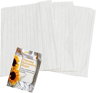 Grounding Sheet, Therapy Grounding Sheet with Grounding Conductive Cord, Conductive Grounding Mat for Better Sleep, Reduce Pain and Inflammation (Pillowcase30 20")