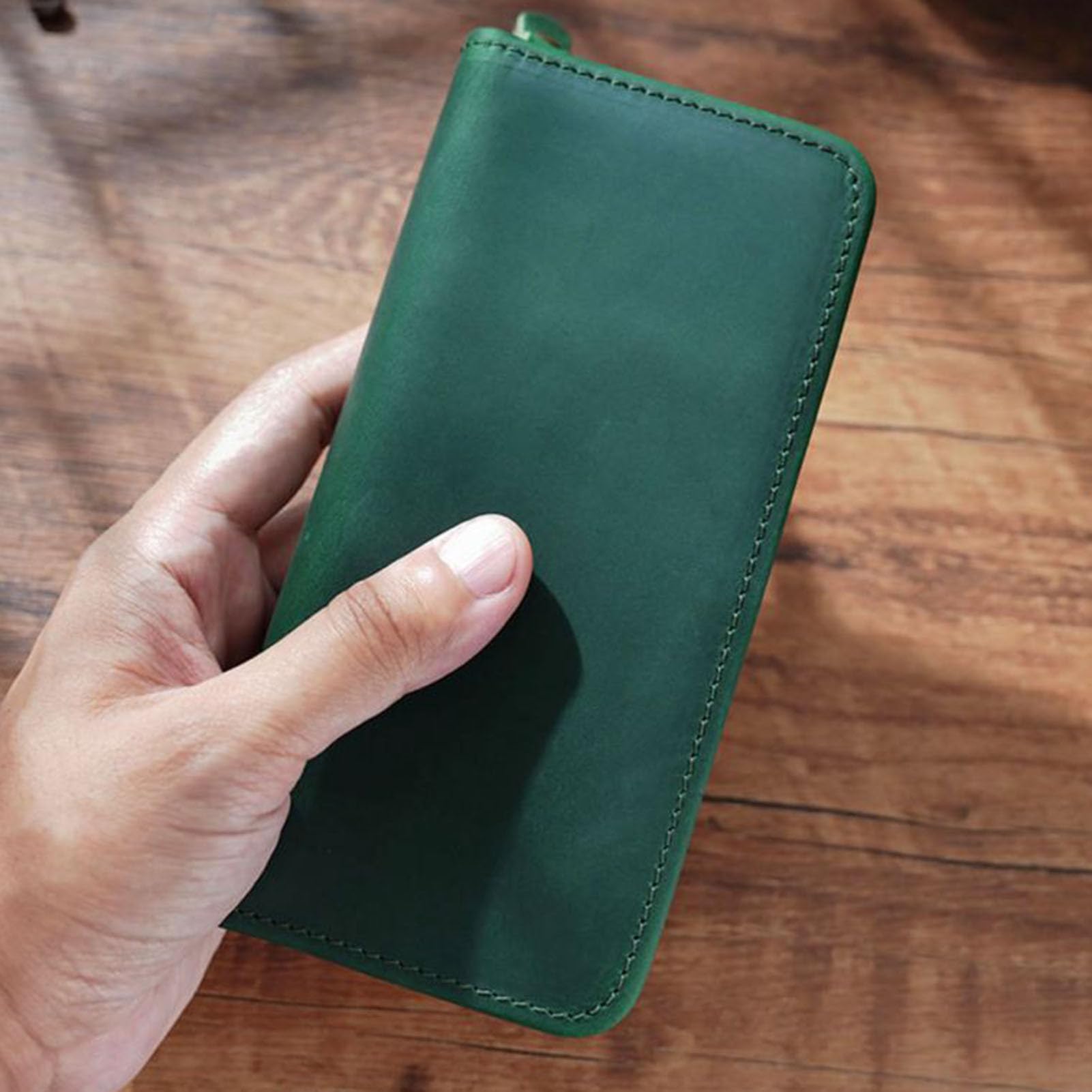Genérico Astuccio organizer vintage in pelle per penne con 3 scomparti, verde, Consulte la descripción, Vedere la descrizione | Astuccio per penne stilografiche per studio, artisti, disegno, diario, schizzi, viaggi, casa, lavoro e scuola