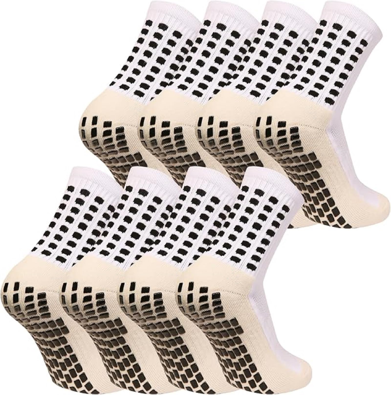 fjberrtsat Men's Socks Soccer Non Skid Ball Football Socks Anti-Slip Athletic Non Slip Pads for Basketball Sports Sock