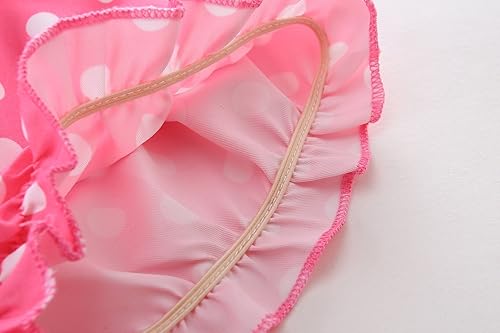 Vista 9 de Mud Kingdom Girls Outfits Cute Cartoon Polka Dots Summer Holiday Clothes Sets