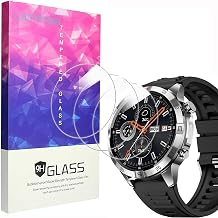 Lamshaw Compatible for AOLON GT6 Pro Smart Watch Screen Protector, [3 Pack] 9H Tempered Glass Screen Protector Film Compatible for AOLON GT6 Pro 1.5" Smart Watch 3 Pack