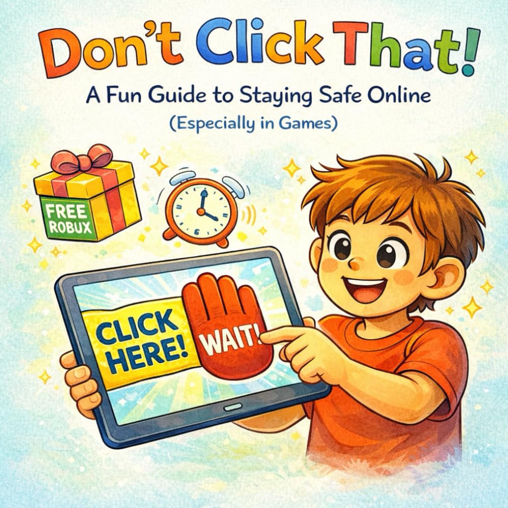 Don’t Click That!: A Fun Guide to Staying Safe Online (Especially in Games), 7*7