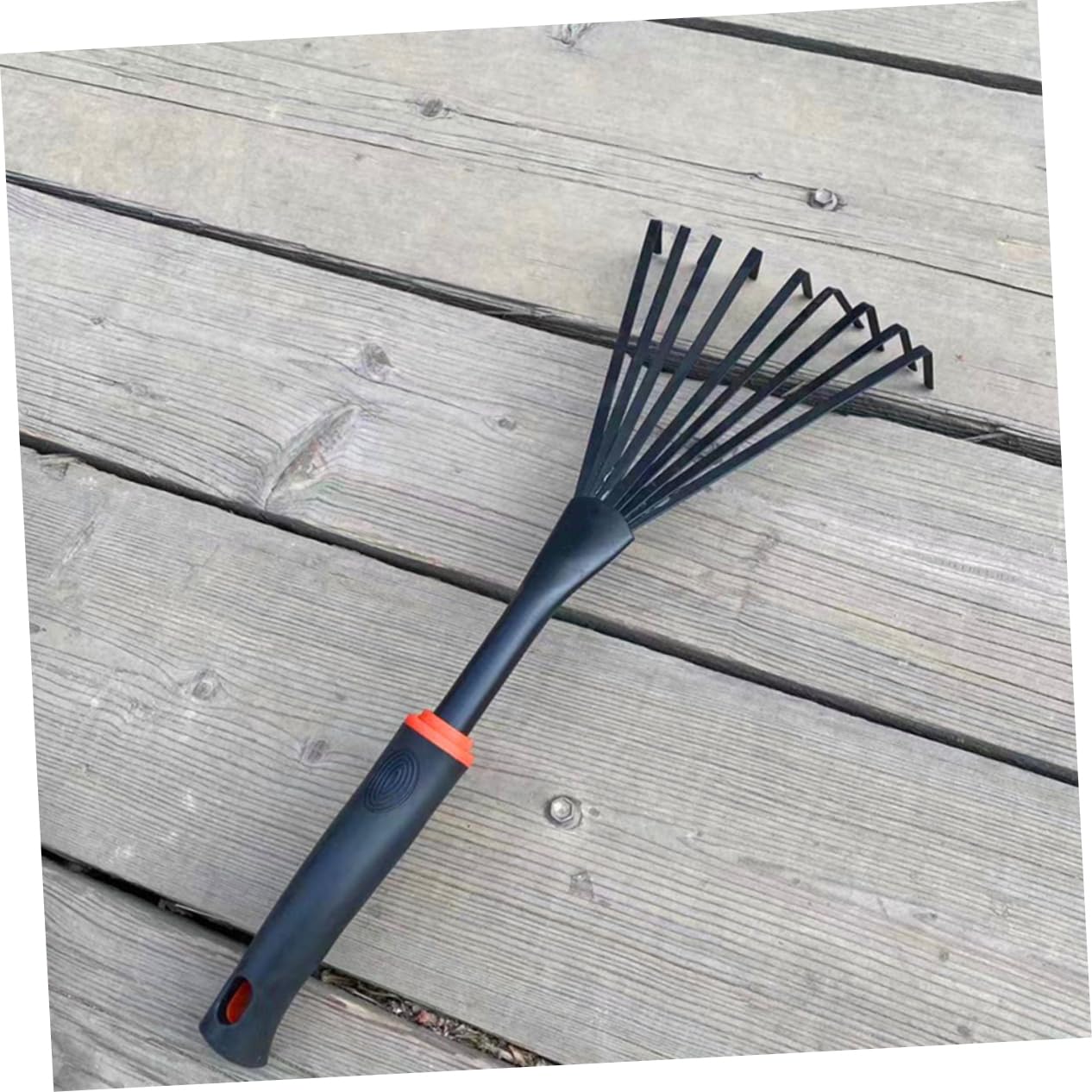 BESTonZON 5 Stück Handrechen Gartenwerkzeug mit Ergonomischem Griff für Gartenarbeit Camping und Outdoor Aktivitäten Robust und Langlebig und Vielseitig