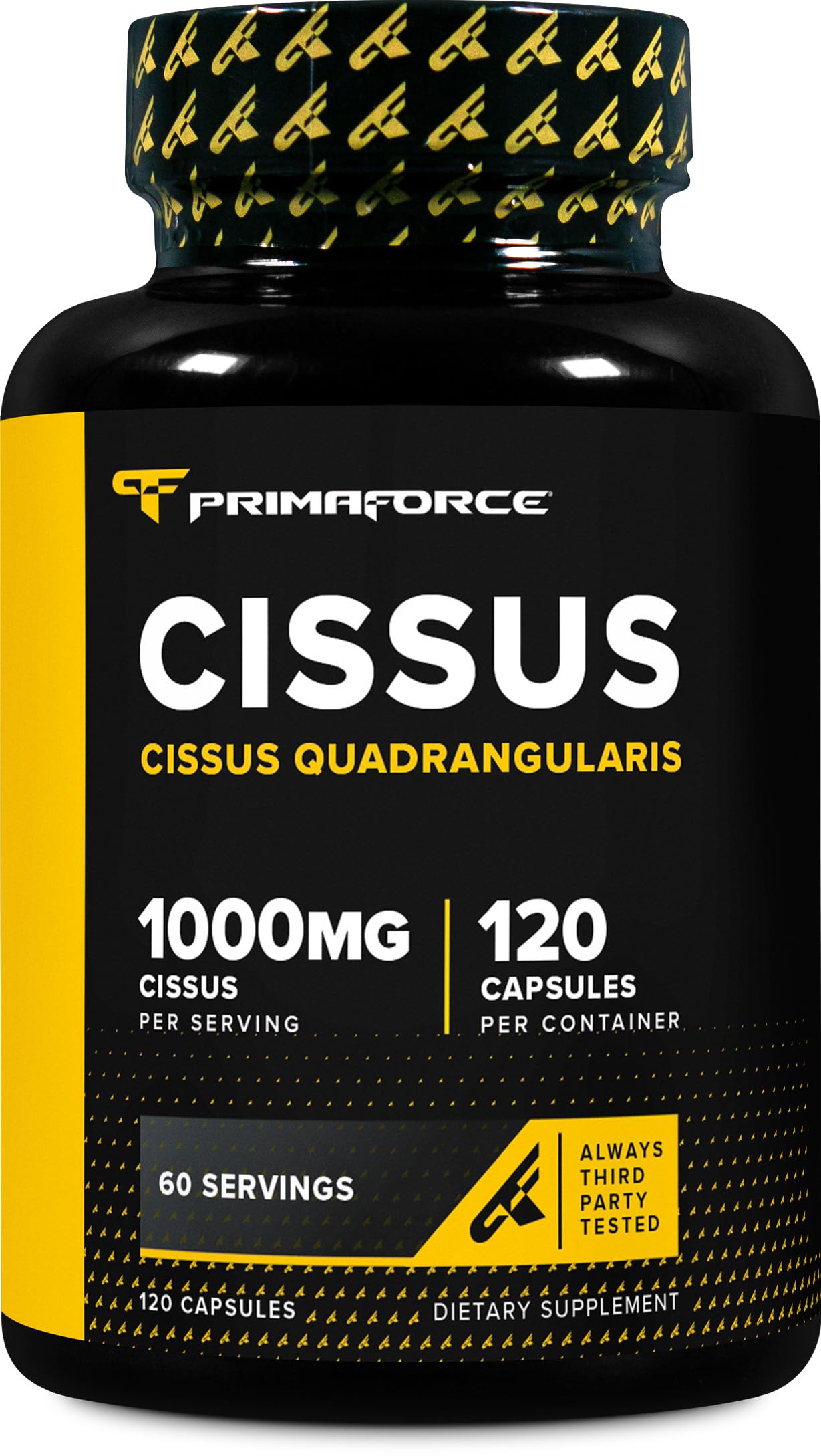 PrimaforceCissus Quadrangularis Extract, 120 Capsules, 1000mg per Serving - Gluten Free, Non-GMO