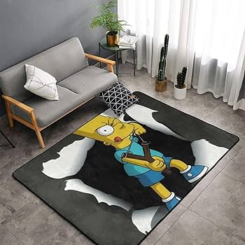大判★シンプソンズ ラグマット★ The Simpsons★ The Simpsons（ザ シンプソンズ） ラグ ラグマット 「The Simpsons