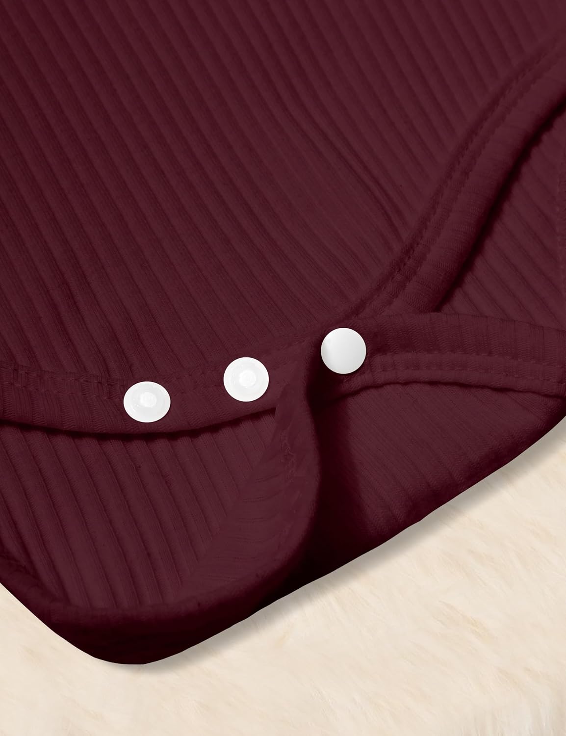 NAPU Baby Girl Clothes Long Sleeve Romper 3Pcs Baby Girl Outfits Flare Pants Set with Headband Fall Baby Girl Winter Clothes - Image 6