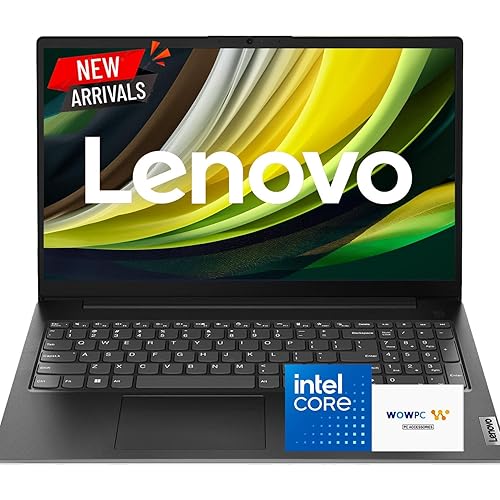 Lenovo V15 Business Laptop • Intel New N-Series Quad-Core Processor • 15.6" FHD LED Display • 8GB RAM • 256GB SSD • RJ-45 • HDMI • Dolby Audio • Wi-Fi 6 • Numeric Keypad • Windows 11 Pro • no Mouse