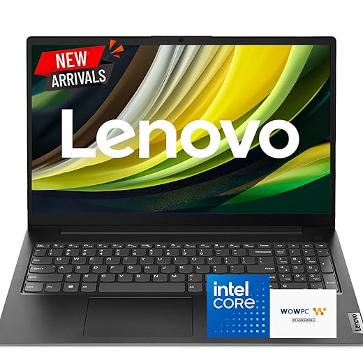 Lenovo V15 Business Laptop • Intel New N-Series Quad-Core Processor • 15.6" FHD LED Display • 8GB RAM • 256GB SSD • RJ-45 • HDMI • Dolby Audio • Wi-Fi 6 • Numeric Keypad • Windows 11 Pro • no Mouse