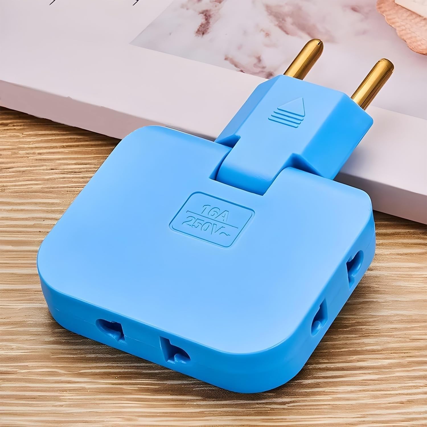 Kuionavo 3-in-1 Adapter 180° Rotatable Wireless Mini Slim Outlet Multi-Foldable EU/US Converter 2-Pin Rotate Plug Foldable 3 Plug Socket-image-36