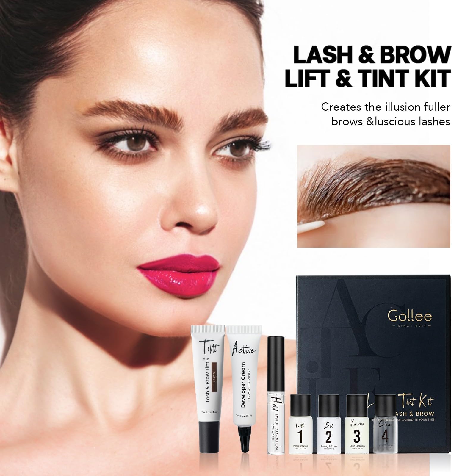Lash Lift and Tint Kit - Brown, Brow Lamination and Tint Kit - Image 4