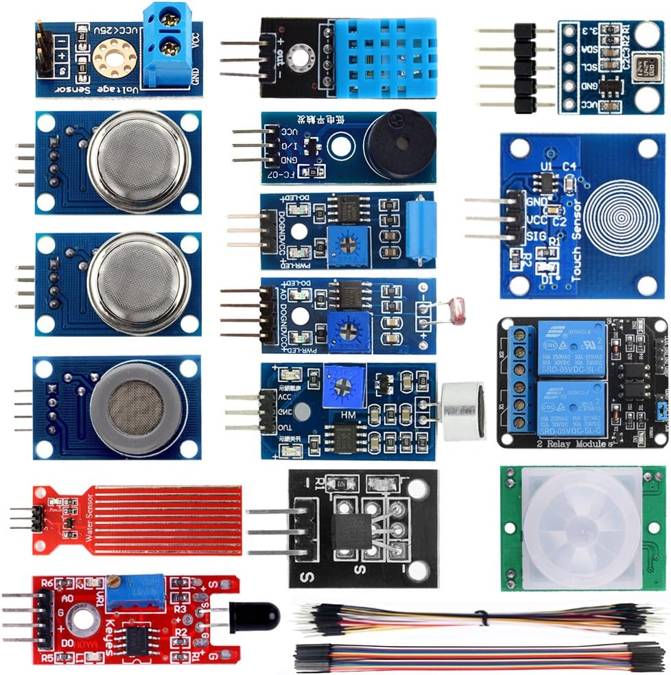 16 in 1 Smart Home Sensor Modules Kit for Arduino Raspberry Pi DIY Professional